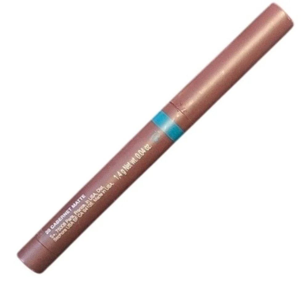Sephora Lip Crayon 20 Cabernet Matte swatched new without box nwob